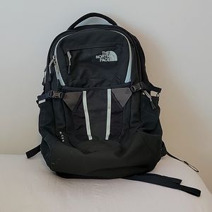 Northface recon backpack gray blue color